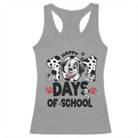 101 Days Of School Dalmatian Dogs Racerback Tank Top Happy 101th Day