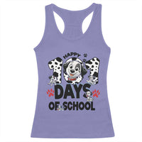 101 Days Of School Dalmatian Dogs Racerback Tank Top Happy 101th Day