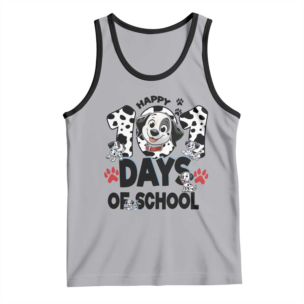 101 Days Of School Dalmatian Dogs Tank Top Happy 101th Day