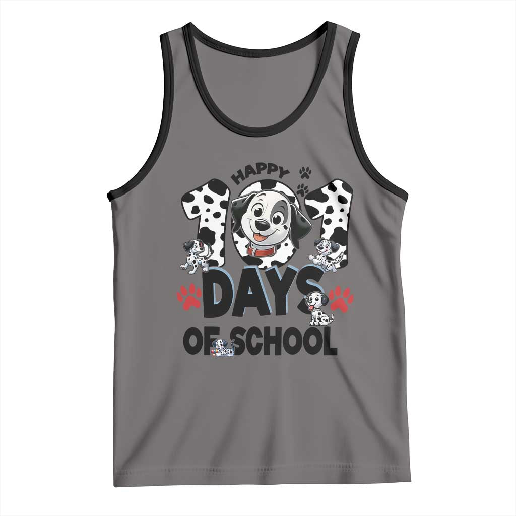 101 Days Of School Dalmatian Dogs Tank Top Happy 101th Day