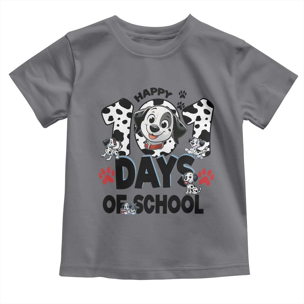 101 Days Of School Dalmatian Dogs Toddler T Shirt Happy 101th Day