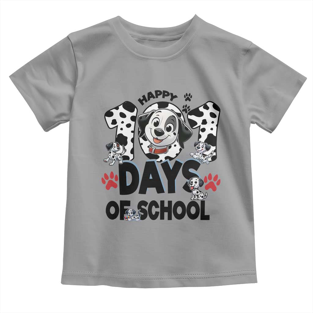 101 Days Of School Dalmatian Dogs Toddler T Shirt Happy 101th Day