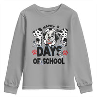 101 Days Of School Dalmatian Dogs Youth Sweatshirt Happy 101th Day