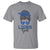 Lions Girl T Shirt Messy Bun Funny Sports Fan Team