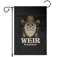 Weir Everywhere Western Skull Guitarist Garden Flag Legendary Musician Memorial Retro Tribute for Fans