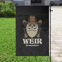 Weir Everywhere Western Skull Guitarist Garden Flag Legendary Musician Memorial Retro Tribute for Fans
