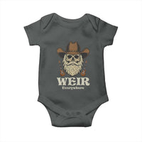 Weir Everywhere Western Skull Guitarist Baby Onesie Legendary Musician Memorial Retro Tribute for Fans