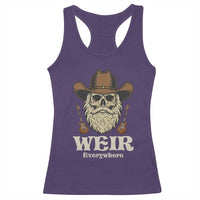 Weir Everywhere Western Skull Guitarist Racerback Tank Top Legendary Musician Memorial Retro Tribute for Fans