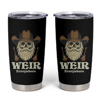Weir Everywhere Western Skull Guitarist Tumbler Cup Legendary Musician Memorial Retro Tribute for Fans