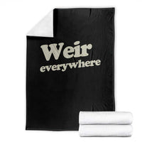 Weir Everywhere Throw Blanket Legendary Musician Memorial Tribute for Fans