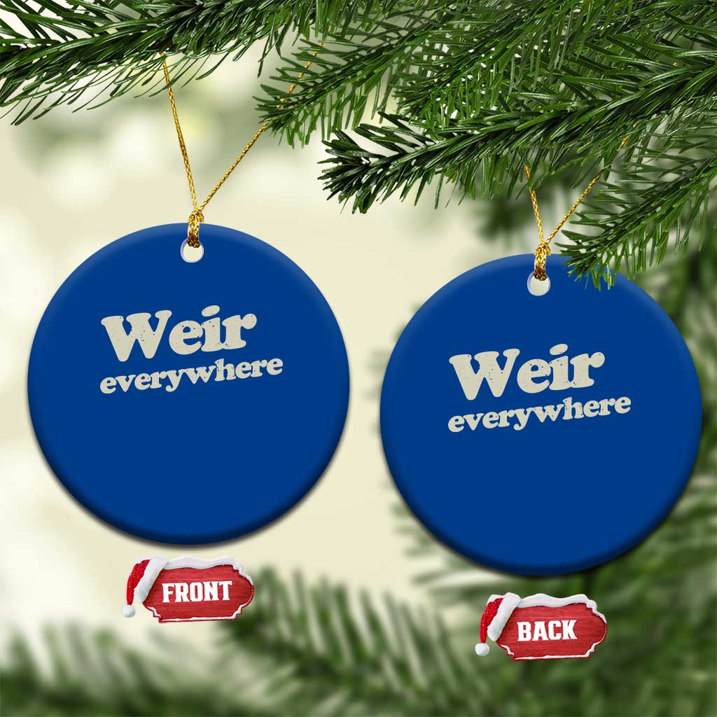 Weir Everywhere Ceramic Ornament Legendary Musician Memorial Tribute for Fans