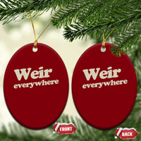 Weir Everywhere Ceramic Ornament Legendary Musician Memorial Tribute for Fans