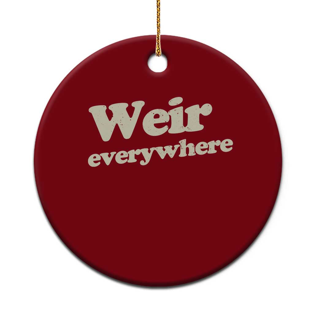 Weir Everywhere Ceramic Ornament Legendary Musician Memorial Tribute for Fans
