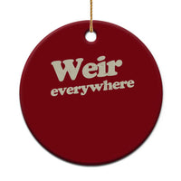 Weir Everywhere Ceramic Ornament Legendary Musician Memorial Tribute for Fans