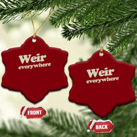 Weir Everywhere Ceramic Ornament Legendary Musician Memorial Tribute for Fans