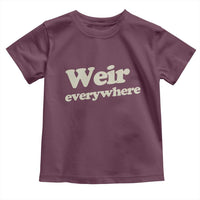 Weir Everywhere Toddler T Shirt Legendary Musician Memorial Tribute for Fans