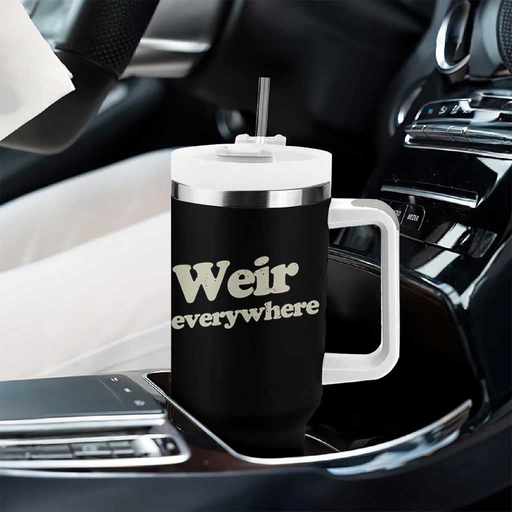 Weir Everywhere Tumbler With Handle Legendary Musician Memorial Tribute for Fans