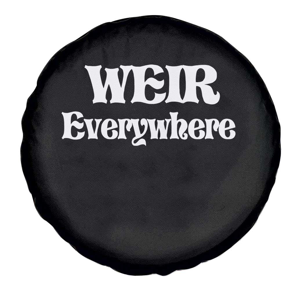 Weir Everywhere Spare Tire Cover Legendary Musician Memorial Retro Tribute for Fans