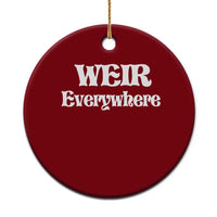 Weir Everywhere Ceramic Ornament Legendary Musician Memorial Retro Tribute for Fans