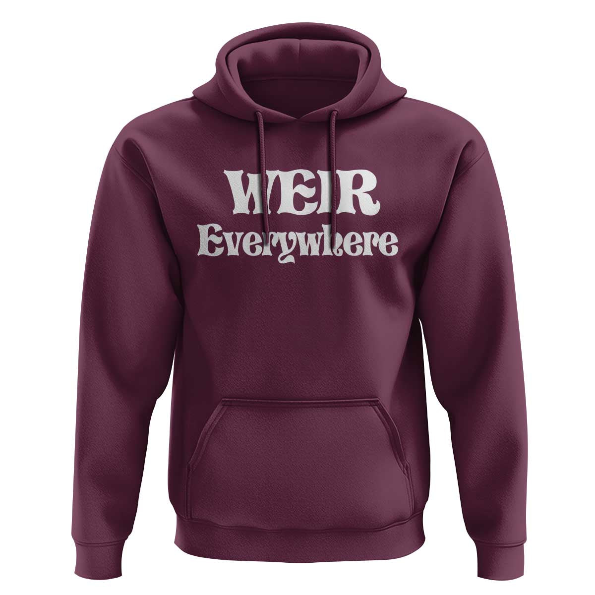 Weir Everywhere Hoodie Legendary Musician Memorial Retro Tribute for Fans