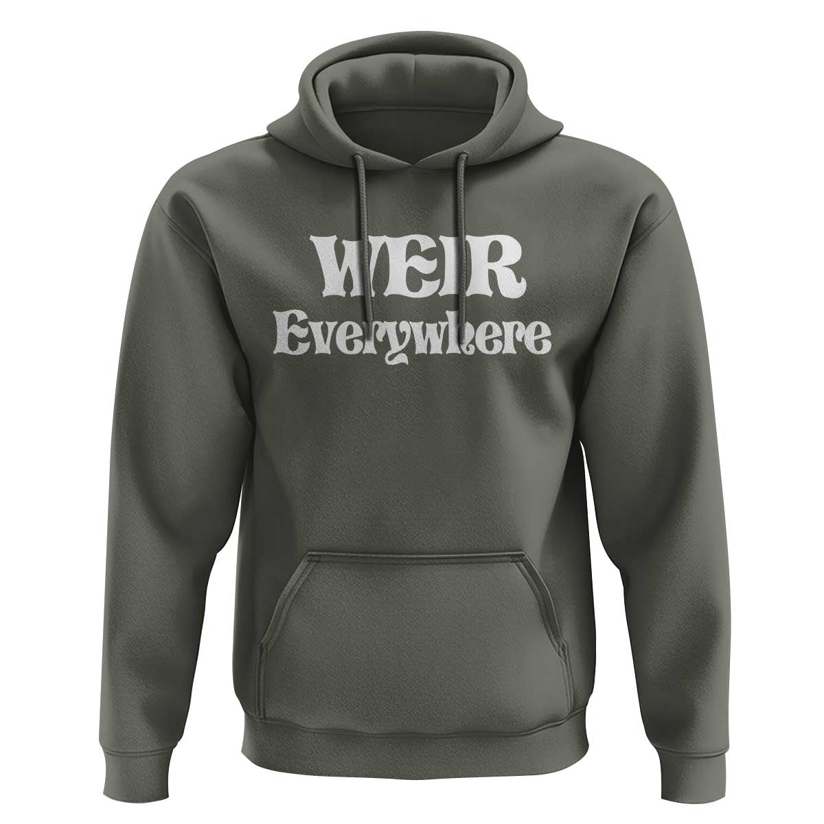 Weir Everywhere Hoodie Legendary Musician Memorial Retro Tribute for Fans