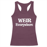 Weir Everywhere Racerback Tank Top Legendary Musician Memorial Retro Tribute for Fans