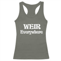 Weir Everywhere Racerback Tank Top Legendary Musician Memorial Retro Tribute for Fans