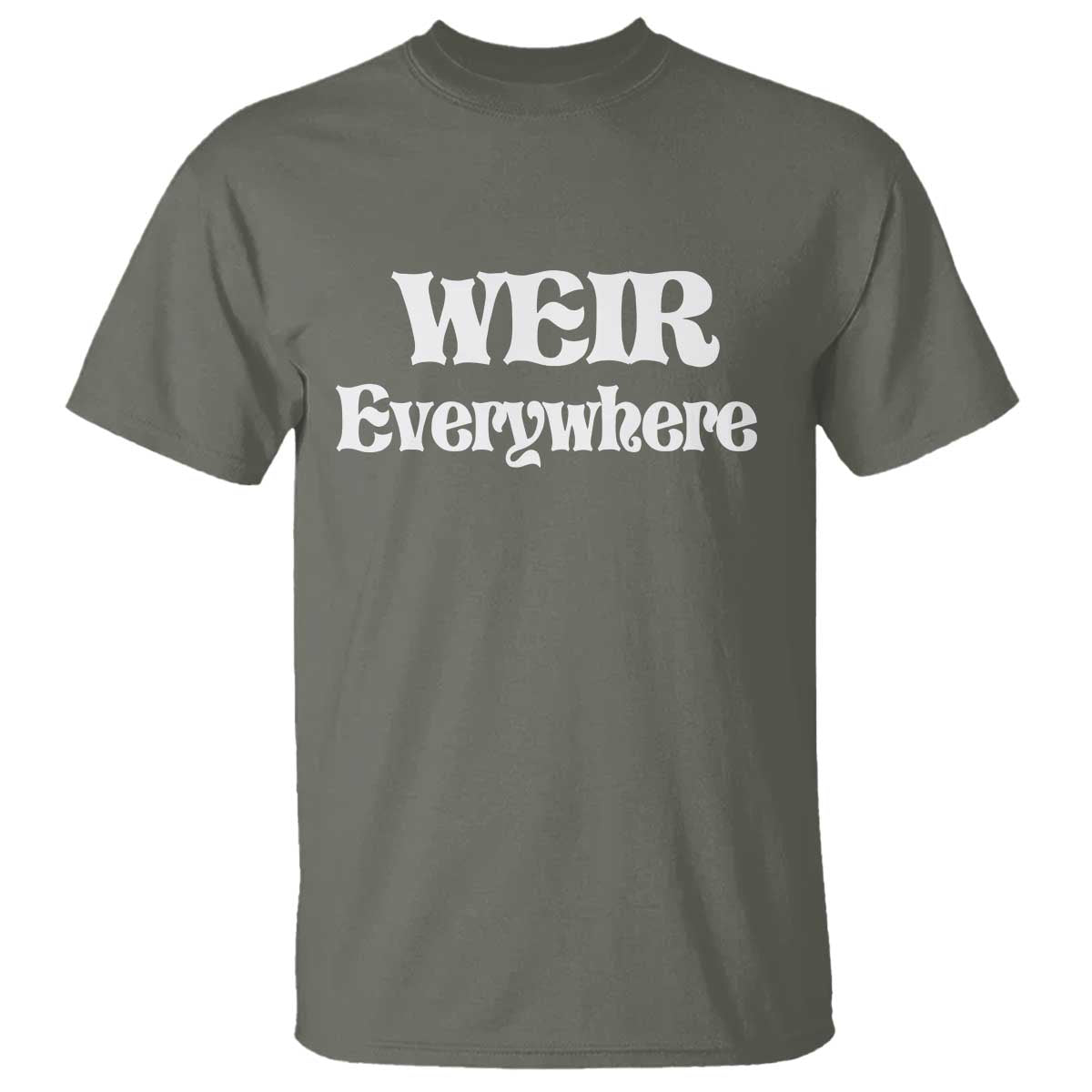 Weir Everywhere T Shirt Legendary Musician Memorial Retro Tribute for Fans