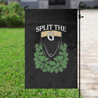 Split the G Funny Irish Stout Beer Drinking Game Garden Flag St. Patrick’s Day Shamrocks Pub Crawl Crew