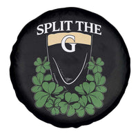 Split the G Funny Irish Stout Beer Drinking Game Spare Tire Cover St. Patrick’s Day Shamrocks Pub Crawl Crew