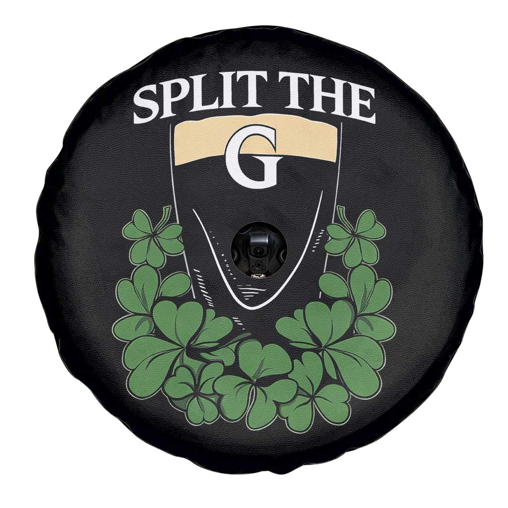 Split the G Funny Irish Stout Beer Drinking Game Spare Tire Cover St. Patrick’s Day Shamrocks Pub Crawl Crew