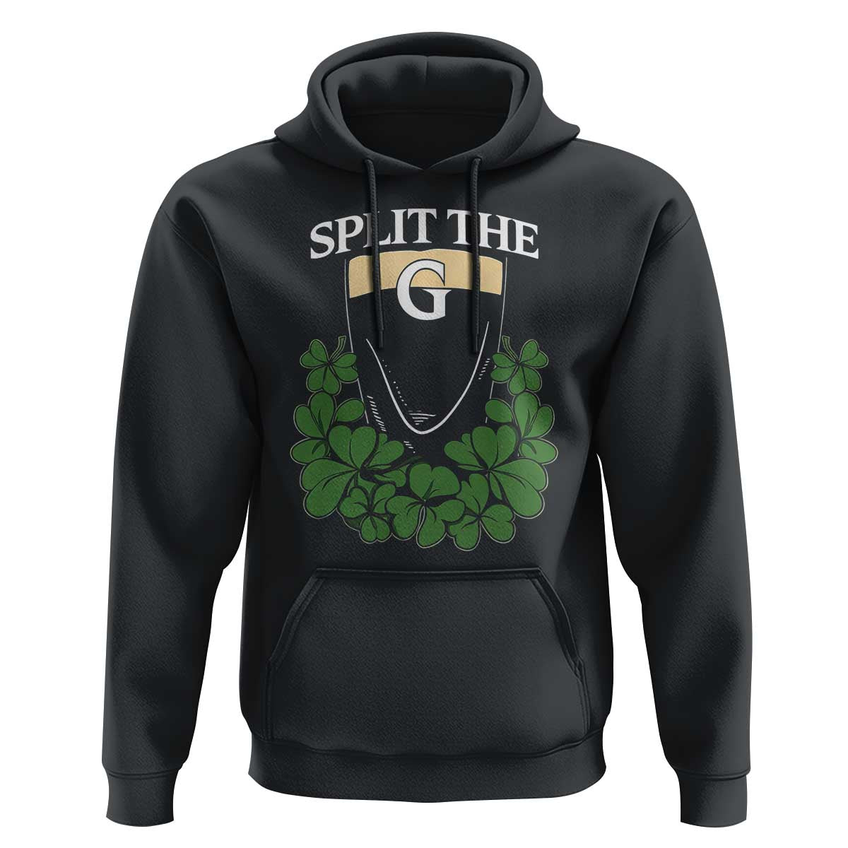 Split the G Funny Irish Stout Beer Drinking Game Hoodie St. Patrick’s Day Shamrocks Pub Crawl Crew