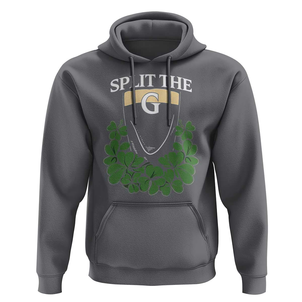 Split the G Funny Irish Stout Beer Drinking Game Hoodie St. Patrick’s Day Shamrocks Pub Crawl Crew