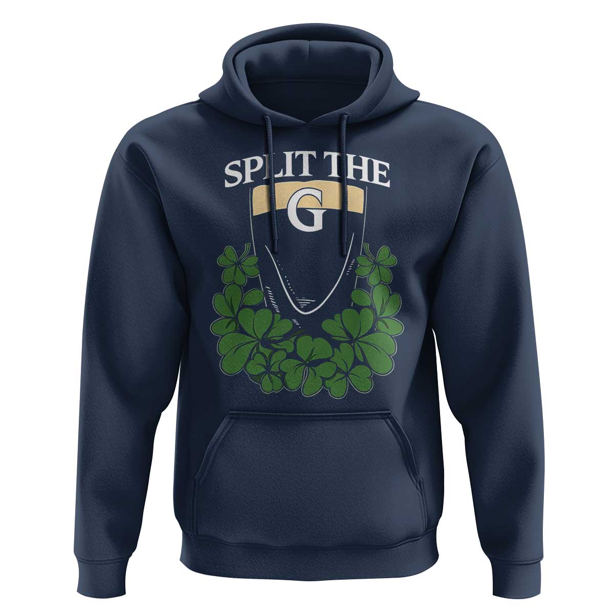 Split the G Funny Irish Stout Beer Drinking Game Hoodie St. Patrick’s Day Shamrocks Pub Crawl Crew
