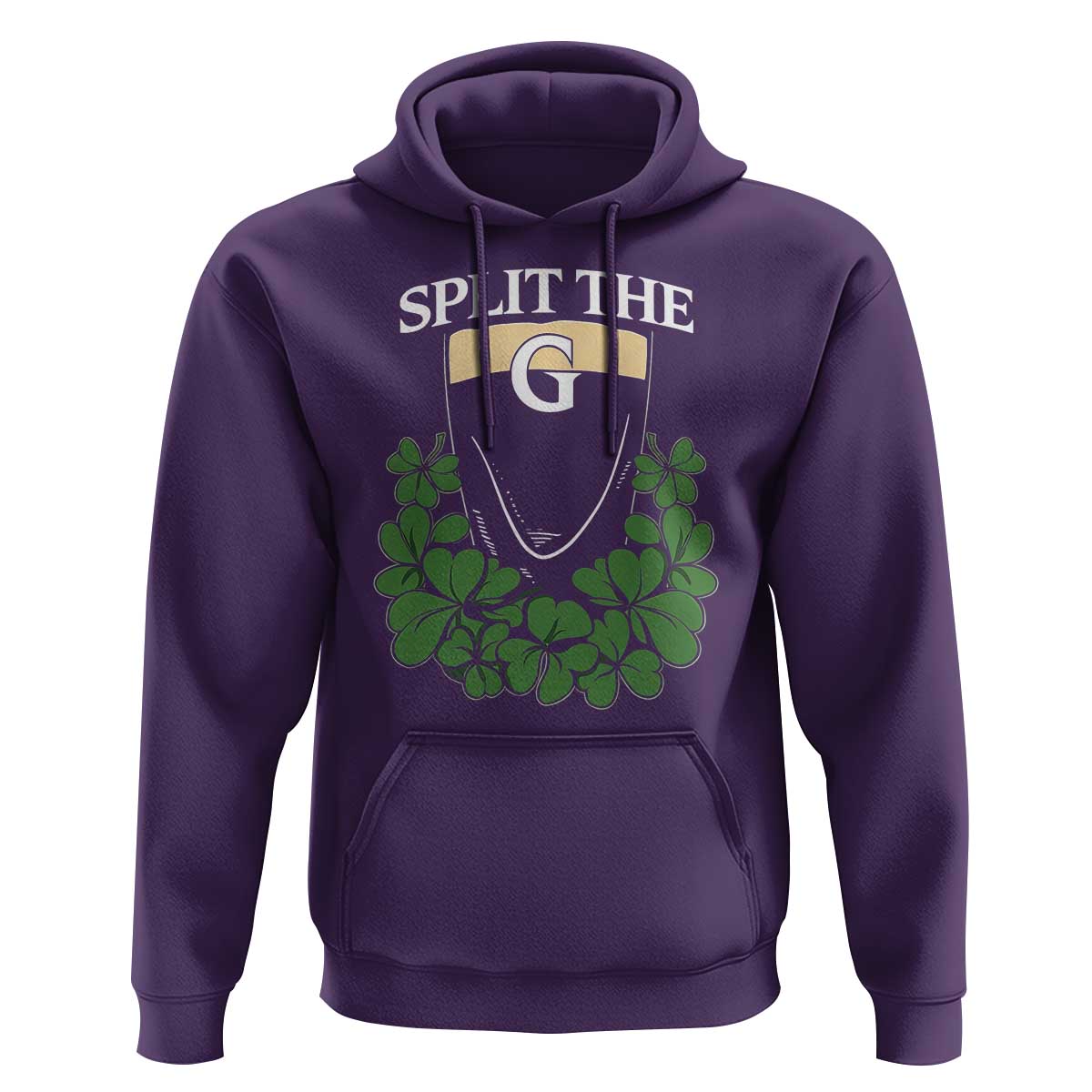 Split the G Funny Irish Stout Beer Drinking Game Hoodie St. Patrick’s Day Shamrocks Pub Crawl Crew