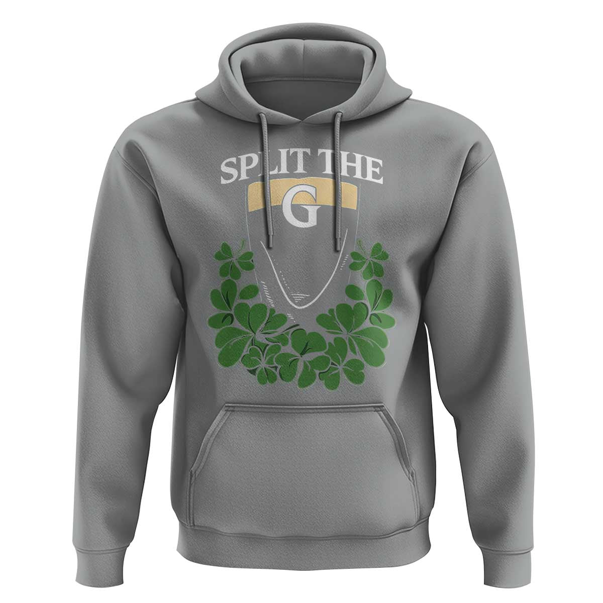 Split the G Funny Irish Stout Beer Drinking Game Hoodie St. Patrick’s Day Shamrocks Pub Crawl Crew