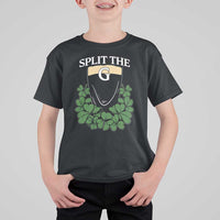 Split the G Funny Irish Stout Beer Drinking Game T Shirt For Kid St. Patrick’s Day Shamrocks Pub Crawl Crew