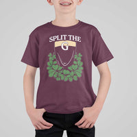 Split the G Funny Irish Stout Beer Drinking Game T Shirt For Kid St. Patrick’s Day Shamrocks Pub Crawl Crew