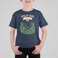Split the G Funny Irish Stout Beer Drinking Game T Shirt For Kid St. Patrick’s Day Shamrocks Pub Crawl Crew