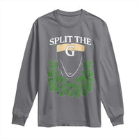 Split the G Funny Irish Stout Beer Drinking Game Long Sleeve Shirt St. Patrick’s Day Shamrocks Pub Crawl Crew