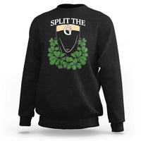 Split the G Funny Irish Stout Beer Drinking Game Sweatshirt St. Patrick’s Day Shamrocks Pub Crawl Crew