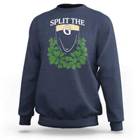 Split the G Funny Irish Stout Beer Drinking Game Sweatshirt St. Patrick’s Day Shamrocks Pub Crawl Crew
