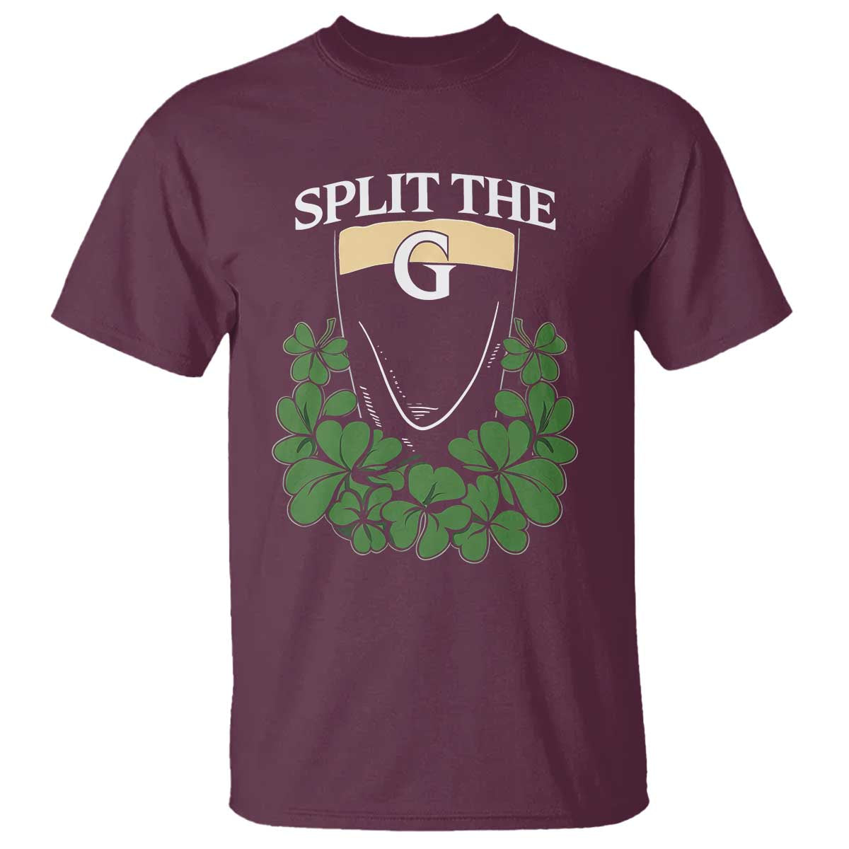 Split the G Funny Irish Stout Beer Drinking Game T Shirt St. Patrick’s Day Shamrocks Pub Crawl Crew