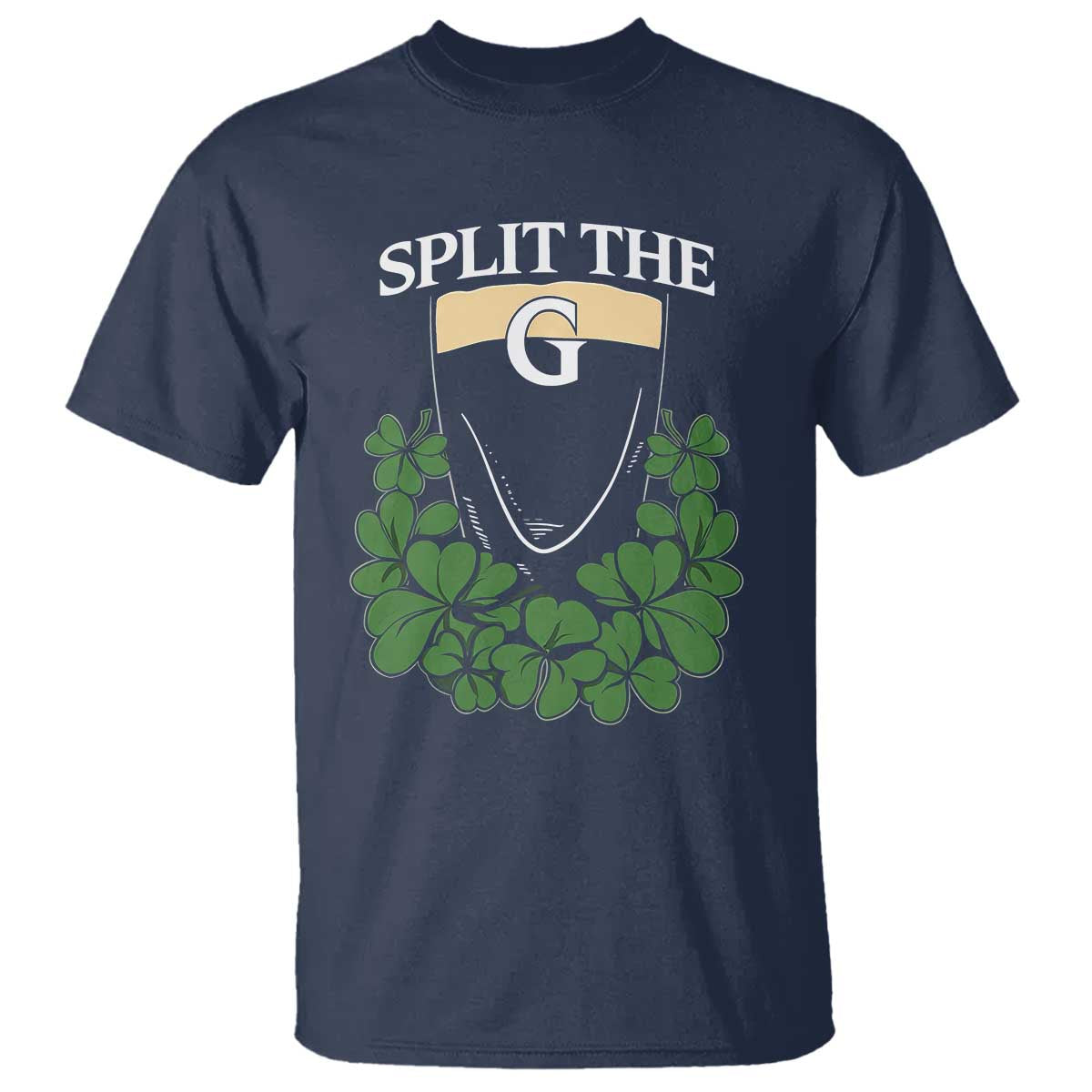 Split the G Funny Irish Stout Beer Drinking Game T Shirt St. Patrick’s Day Shamrocks Pub Crawl Crew