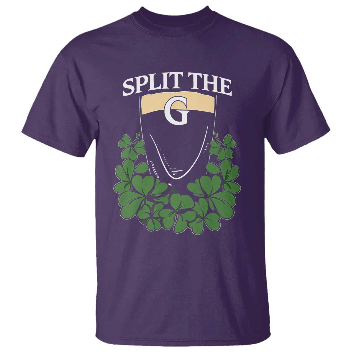 Split the G Funny Irish Stout Beer Drinking Game T Shirt St. Patrick’s Day Shamrocks Pub Crawl Crew