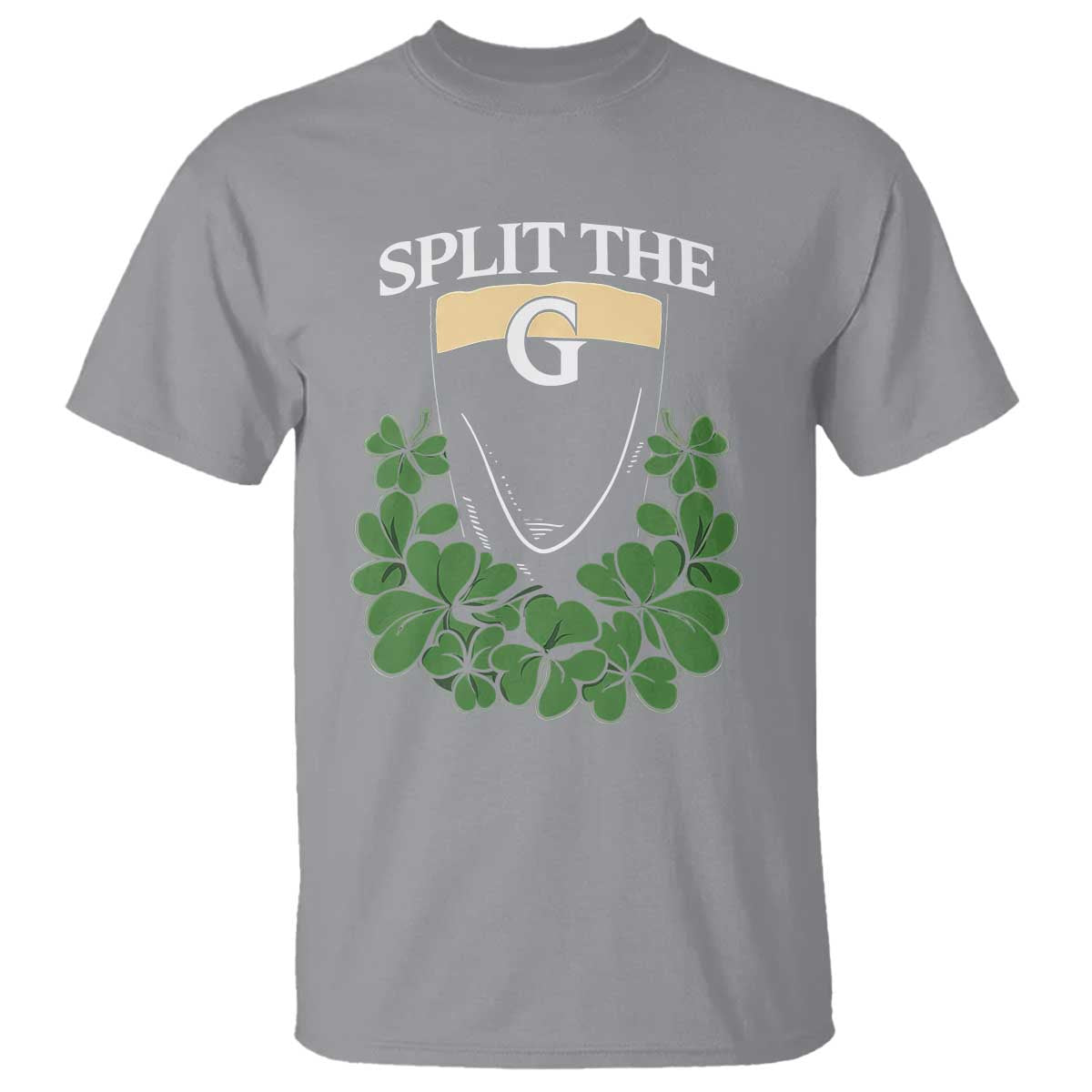 Split the G Funny Irish Stout Beer Drinking Game T Shirt St. Patrick’s Day Shamrocks Pub Crawl Crew