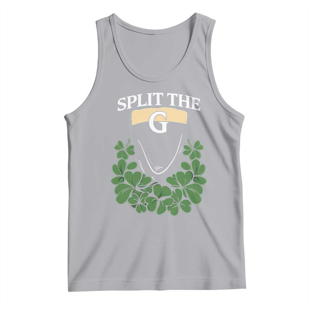 Split the G Funny Irish Stout Beer Drinking Game Tank Top St. Patrick’s Day Shamrocks Pub Crawl Crew