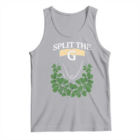 Split the G Funny Irish Stout Beer Drinking Game Tank Top St. Patrick’s Day Shamrocks Pub Crawl Crew