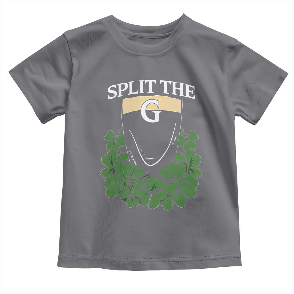 Split the G Funny Irish Stout Beer Drinking Game Toddler T Shirt St. Patrick’s Day Shamrocks Pub Crawl Crew