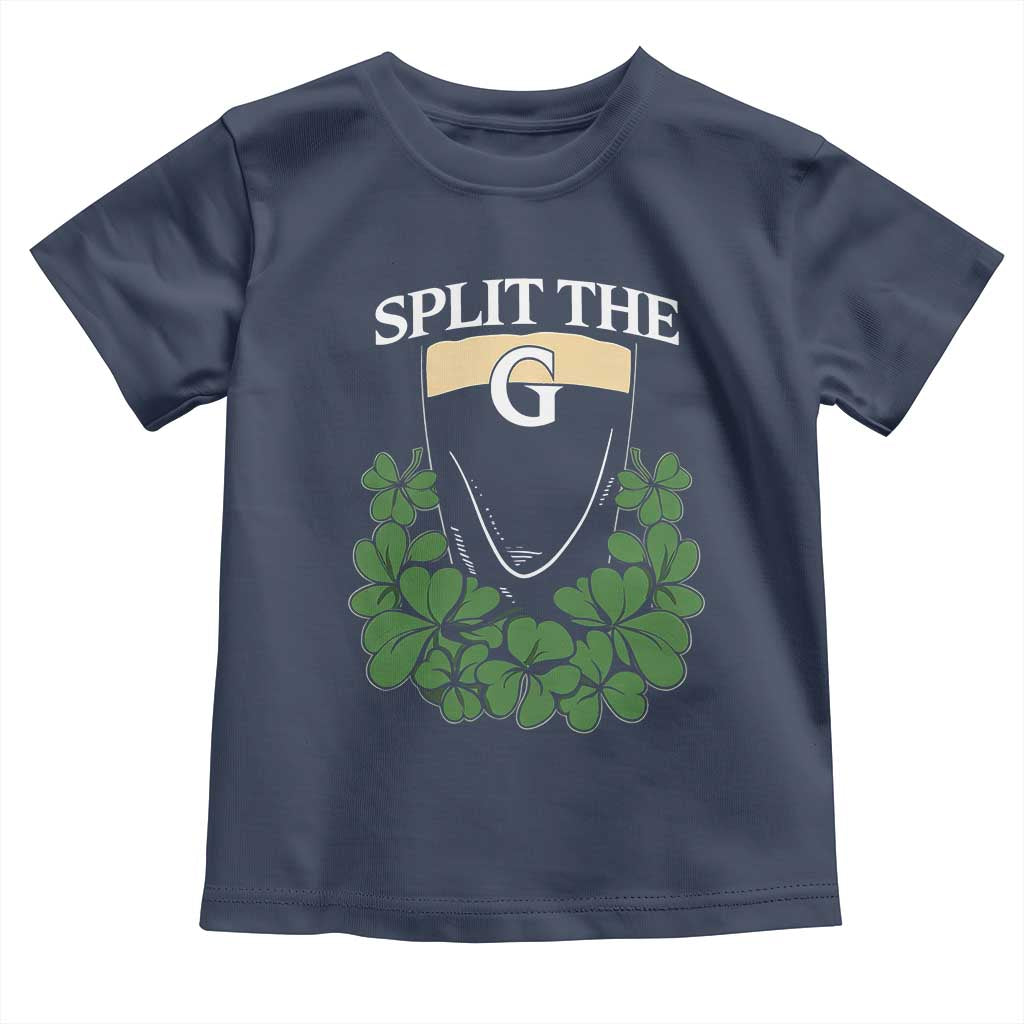 Split the G Funny Irish Stout Beer Drinking Game Toddler T Shirt St. Patrick’s Day Shamrocks Pub Crawl Crew